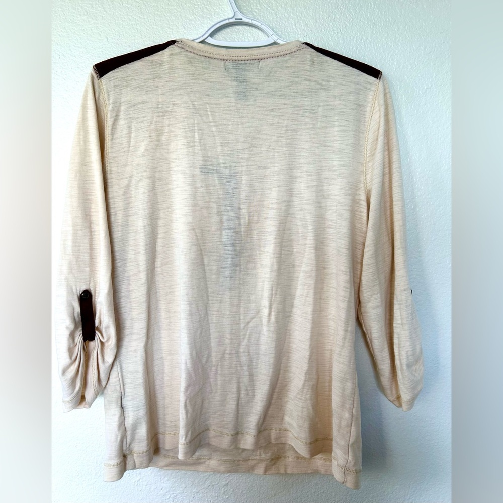 Ralph Lauren Western Henley Shirt Top Blouse size xl - Picture 3 of 6